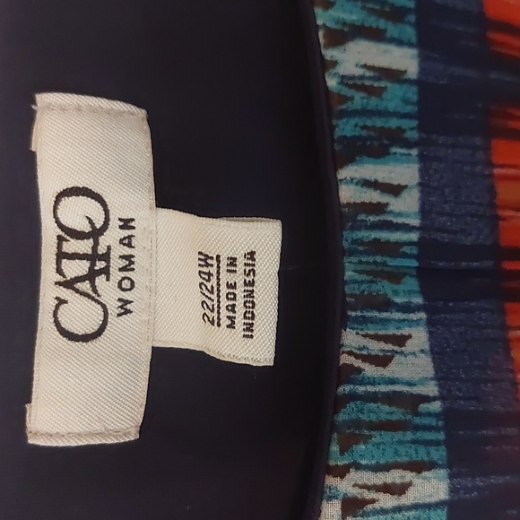 Cato Multicolor Sleeveless Blouse - Picture 9 of 16